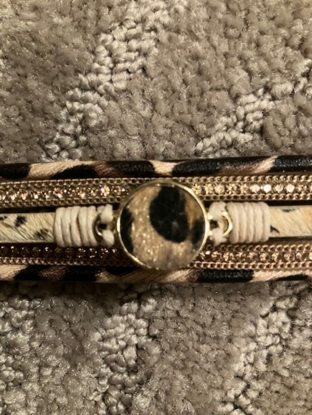 Animal print bracelet